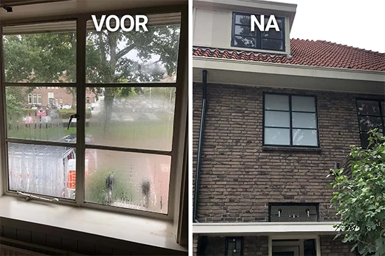 isolatieglas voor en na